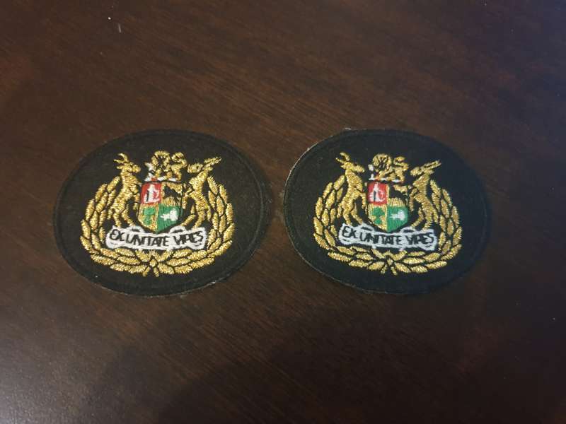 SADF, SA NAVY & SA ARMY, WARRANT OFFICER AND SERGEANT-MAJOR COLLECTION OF RANKS