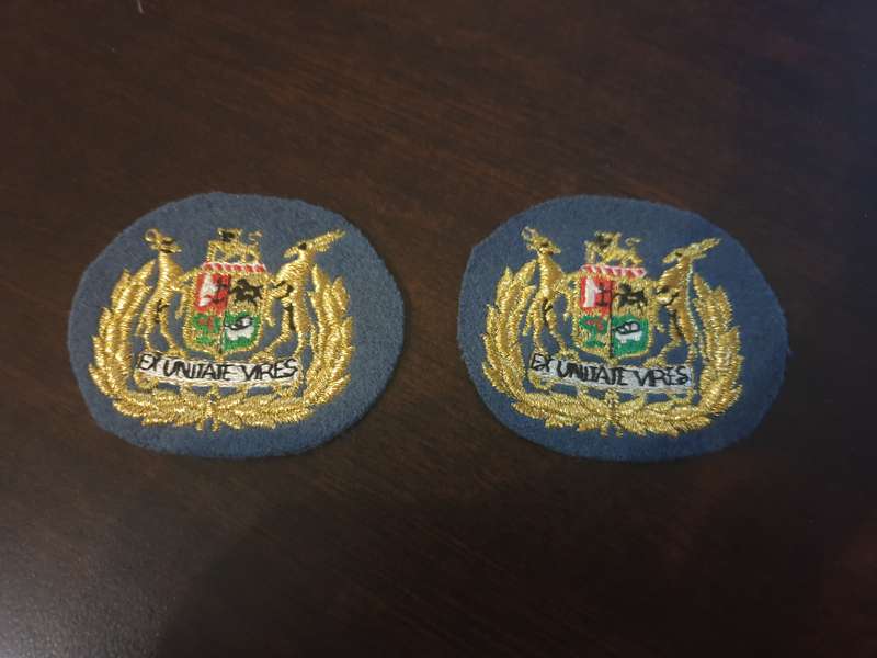 SADF, SA NAVY & SA ARMY, WARRANT OFFICER AND SERGEANT-MAJOR COLLECTION OF RANKS