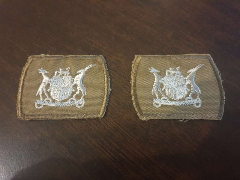 SADF, SA NAVY & SA ARMY, WARRANT OFFICER AND SERGEANT-MAJOR COLLECTION OF RANKS