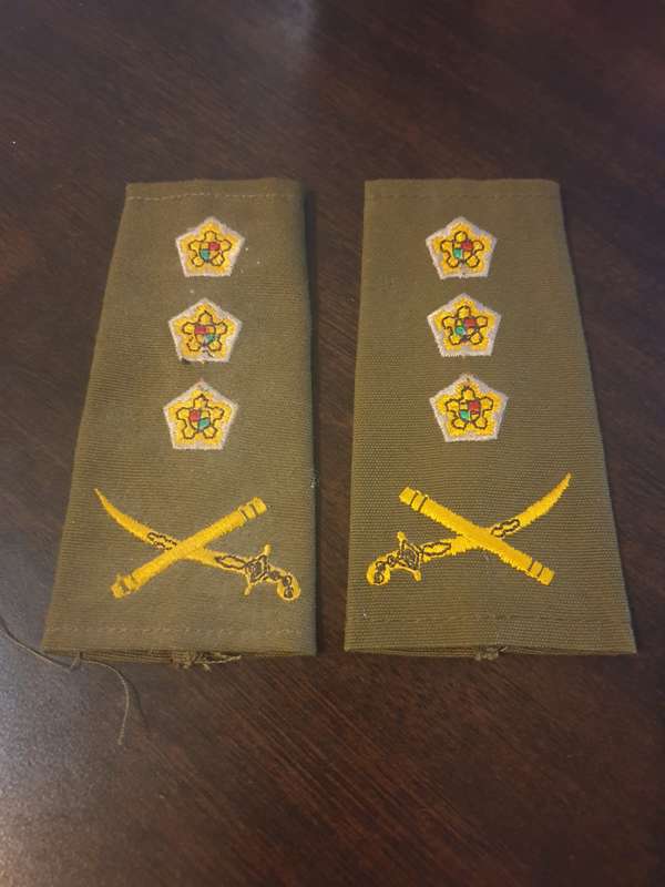 SADF, GENERAL SLIP-ON SHOULDER RANKS