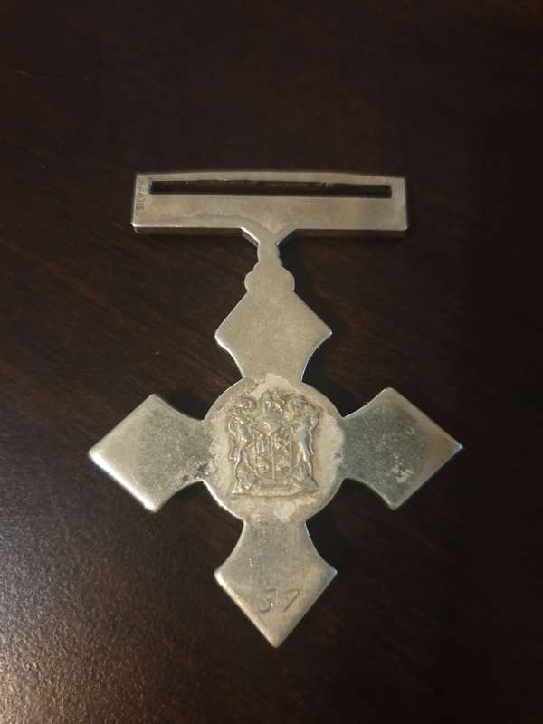 SA NAVY, NAVY CROSS MEDAL.
