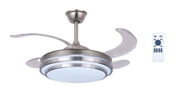 Hello Today Remote Control Retractable Ceiling Fan with Lights (Brand New)