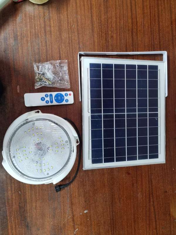 Solar ceiling light with remote control - 50W