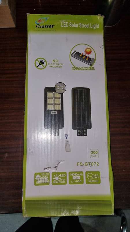 300W Solar Street Light with remote #2