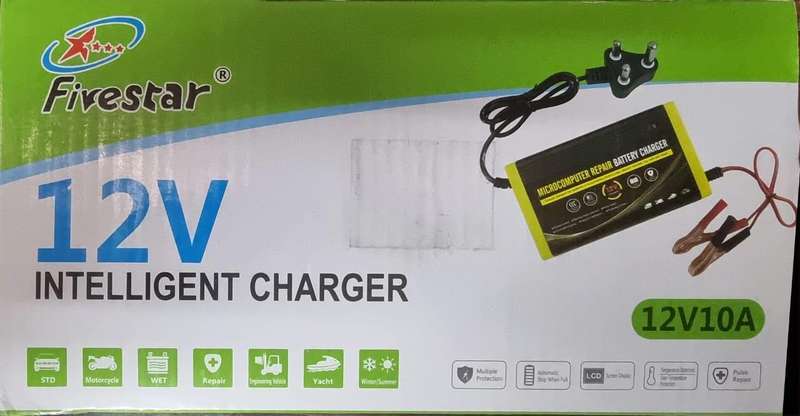 10A Battery Charger With Repair Function 12v