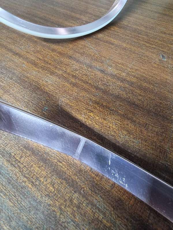 Modern LED Pendant Light fitting Aluminium & Acrylic 6991 - Rose gold
