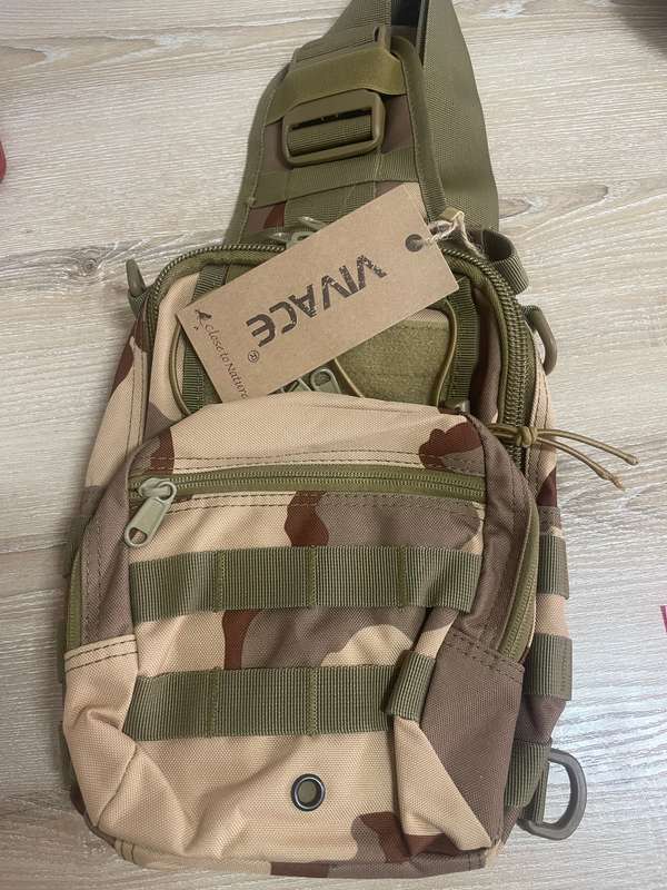 Tactical Sling Chest - Vivace - Woodland Camouflage