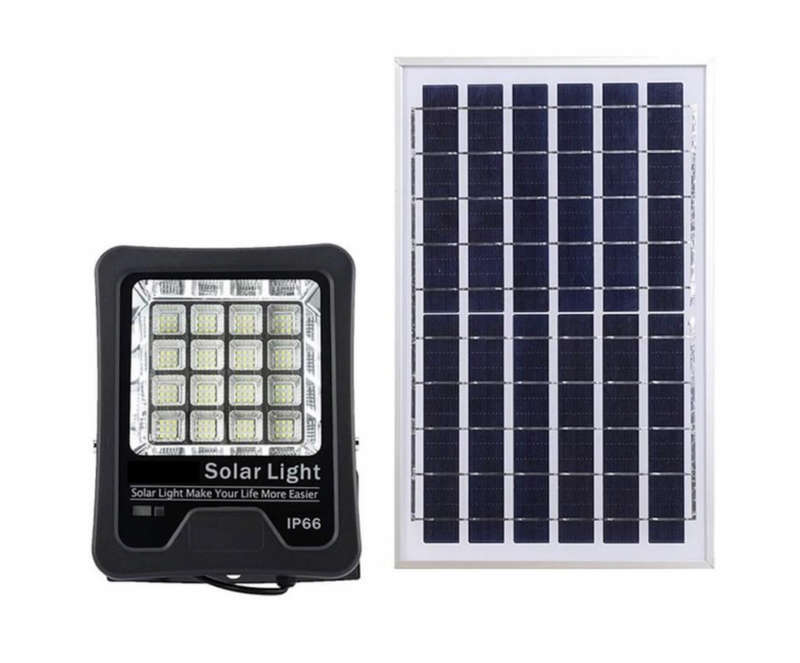 200w Solar LED Flood Light With Day-Night Sensor-  GT77