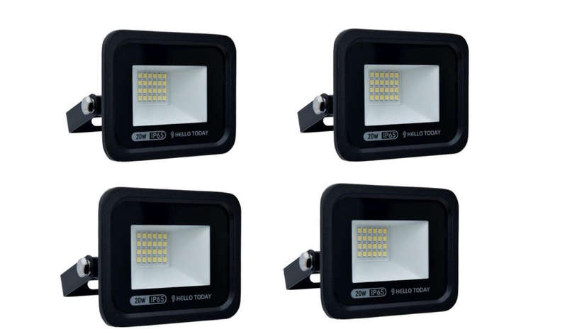 3 Pack - 20W LED Flood Light Outdoor IP65 Waterproof