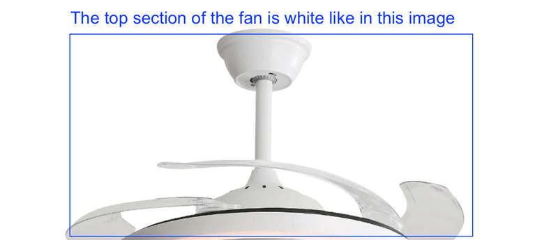 Retractable Ceiling Fan With Remote & bluetooth speaker - 061