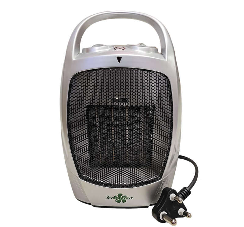 Tempadair Silver 1500 W Programmable Thermostat Fan Heater