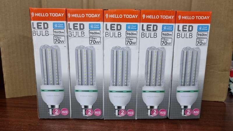 13 Pack - 12W LED Corn Light Bulb (Cool White) B22 & E27