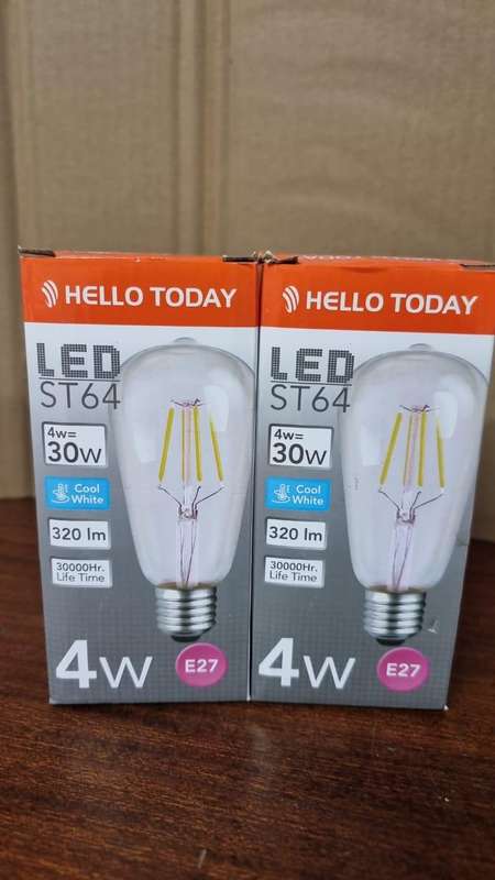 8 Pack - Mixed bundle Filament Globe Light Bulb E27