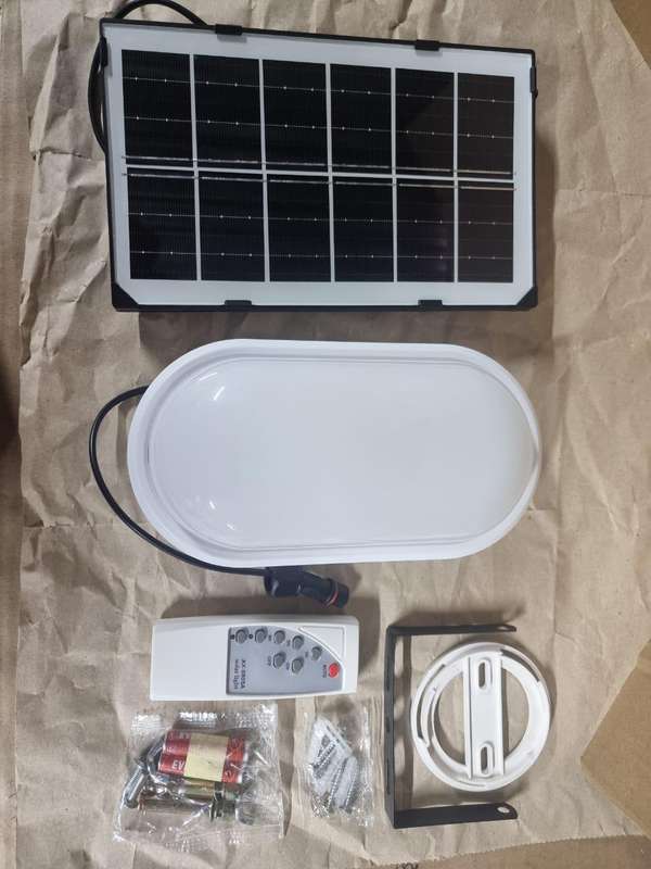 20W Solar Ceiling Light with Remote Control JL006