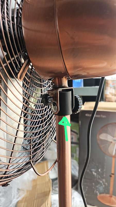 Eurolux - Standing Fan - Antique Copper