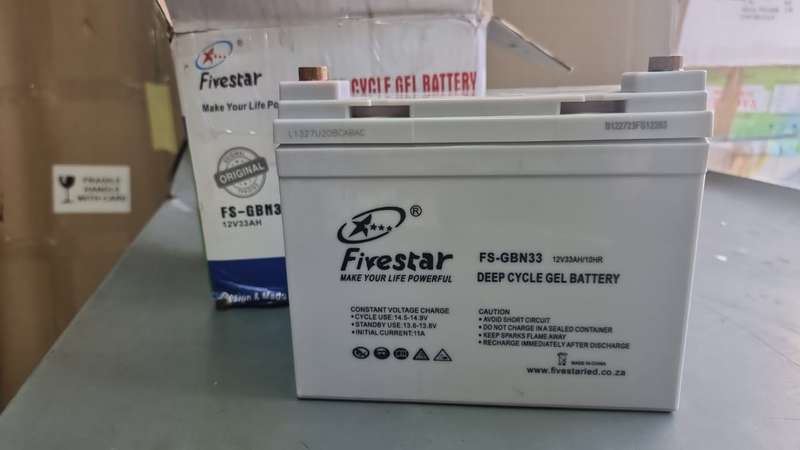 Solar Gel 12V Battery 33AH Deep Cycle #1