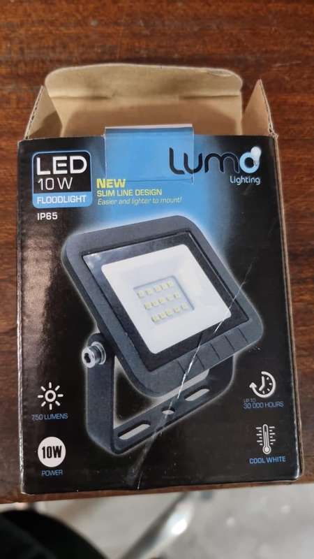 2 Pack outdoor Floodlights - 10w - #1 & #2