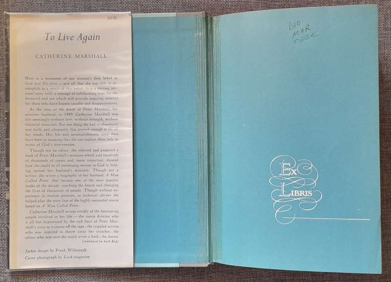 To live again - Catherine Marshall (Hardcover)