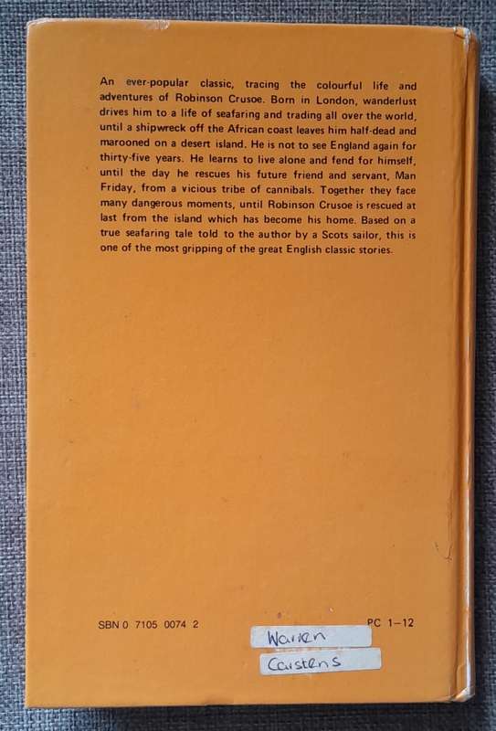 Robinson Crusoe - Daniel Defoe (Hardcover)