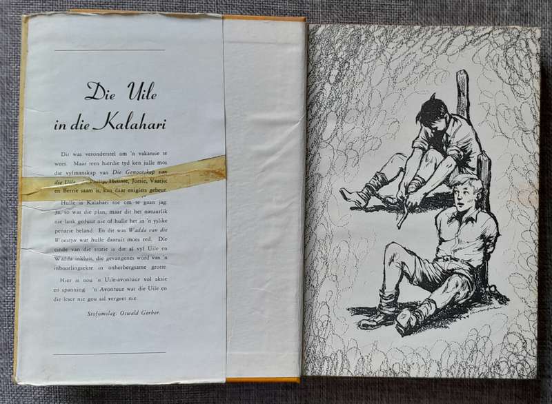 Die Uile in die Kalahari #5 - Cor Dirks (Hardcover 1965 edition)