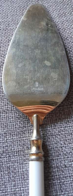 Martian Gold plated Cake Lifter with Ceramic handle (225mm)