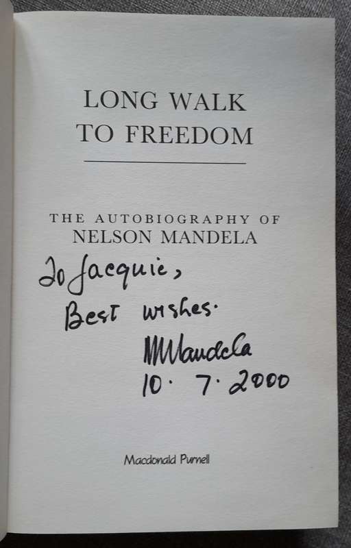 Long walk to Freedom - Nelson Mandela (Signed Hardcover)