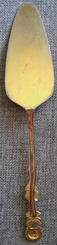 Braber 24k Gold plated Cake lifter
