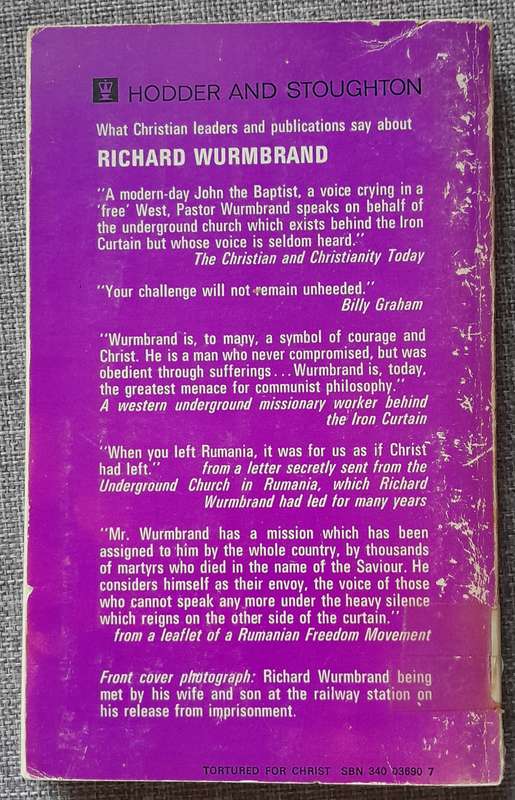 Tortured for Christ - Richard Wurmbrand