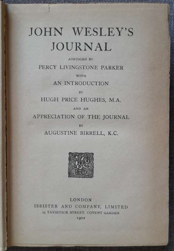 John Wesley's Journal - 1902 edition (Hardcover)
