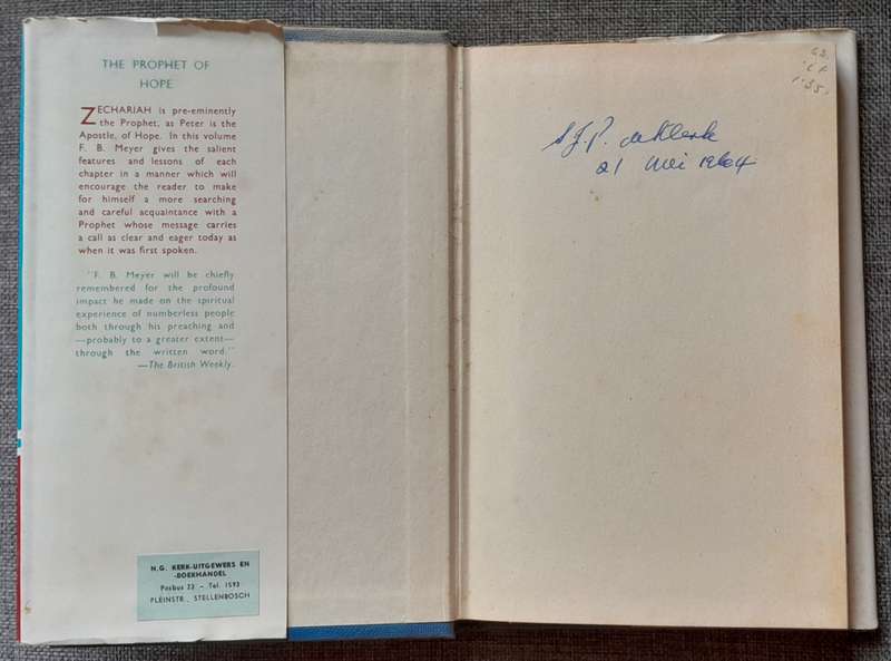 The Prophet of hope - F.B.Meyer (Hardcover)