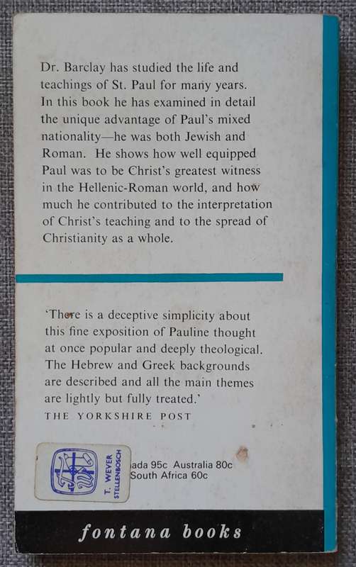 The Mind of st Paul - William Barclay