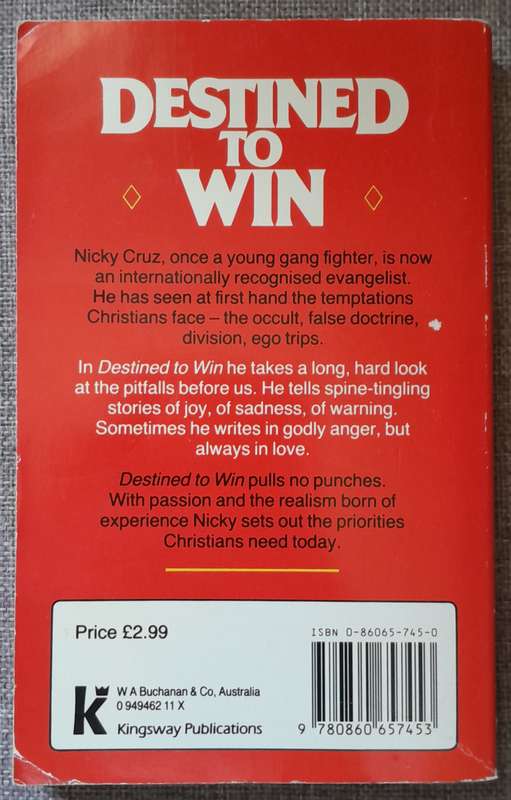 Destined to win - Nicky Cruz