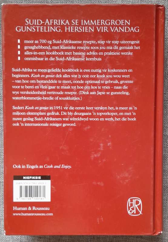 Kook en Geniet - SJA de Villiers (Hardcover)