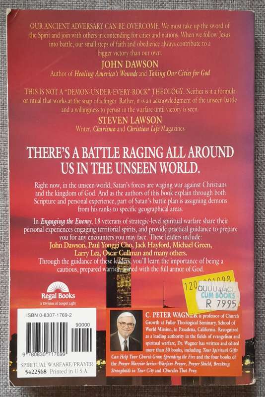Engaging the enemy - Peter Wagner (R20 discount if combined with another order)