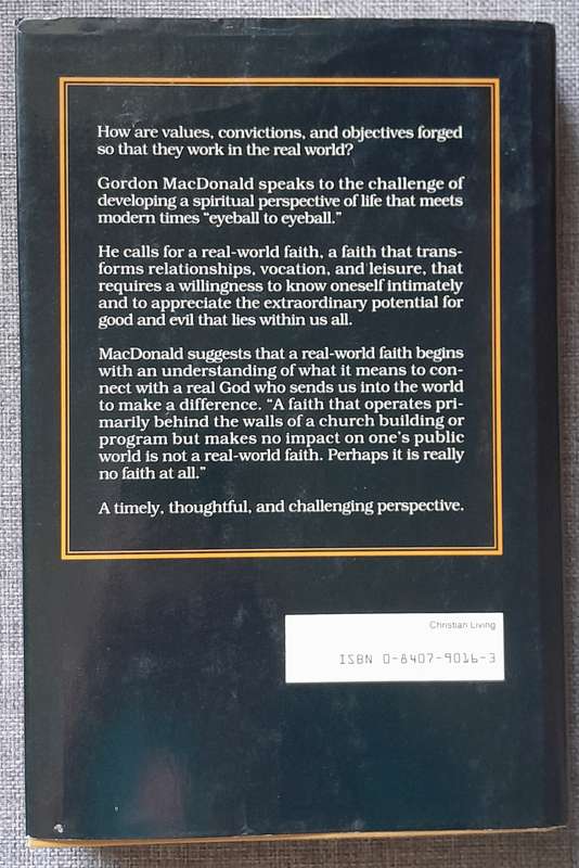 Forging a real world faith - Gordon MacDonald (Hardcover)
