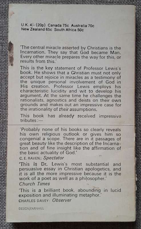 Miracles - C.S. Lewis