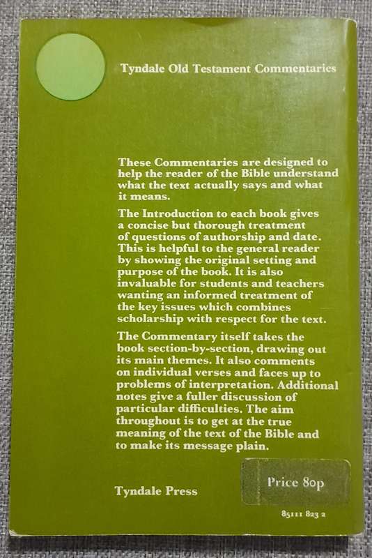 Tyndale commentary Genesis - Derek Kidner and D.J. Wiseman