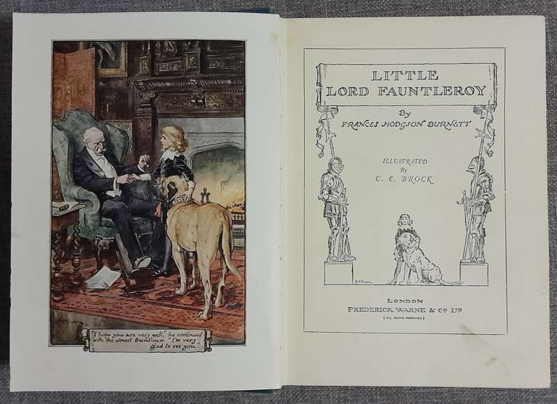 Little Lord Fauntleroy - Frances Hodgson Burnettt (Hardcover) Est 1936 edition
