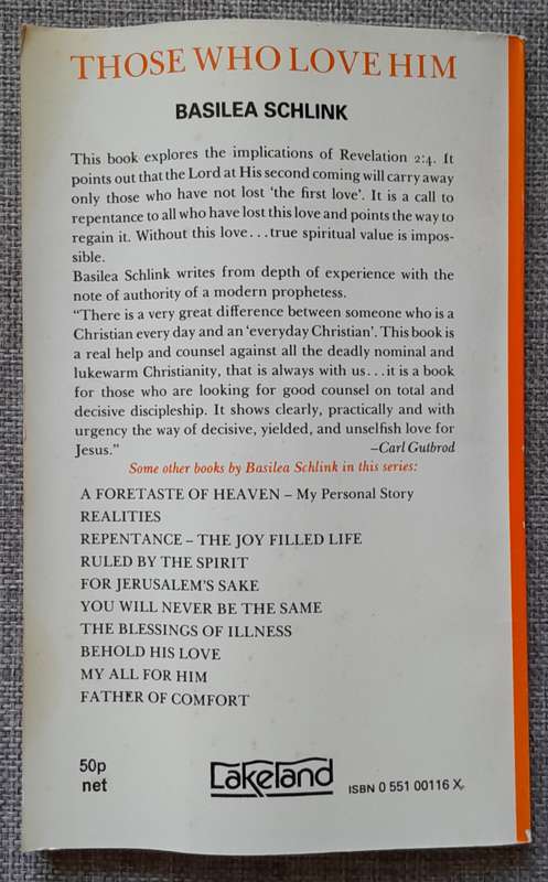 Those who love Him - Basilea Schlink