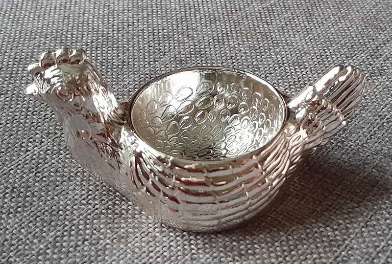 Vintage Queen Anne Silver Plated Child's Egg Breakfast Set, Chicken Egg Cup, Napkin Ring & Spoon