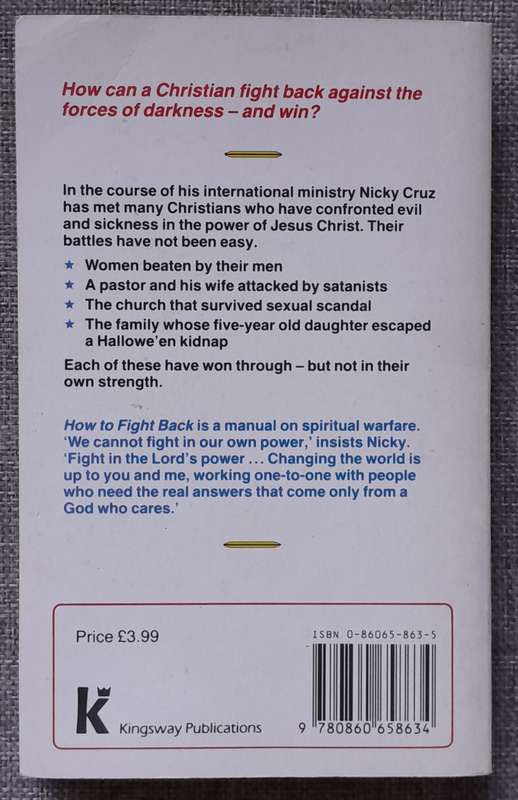 How to fight back - Nicky Cruz