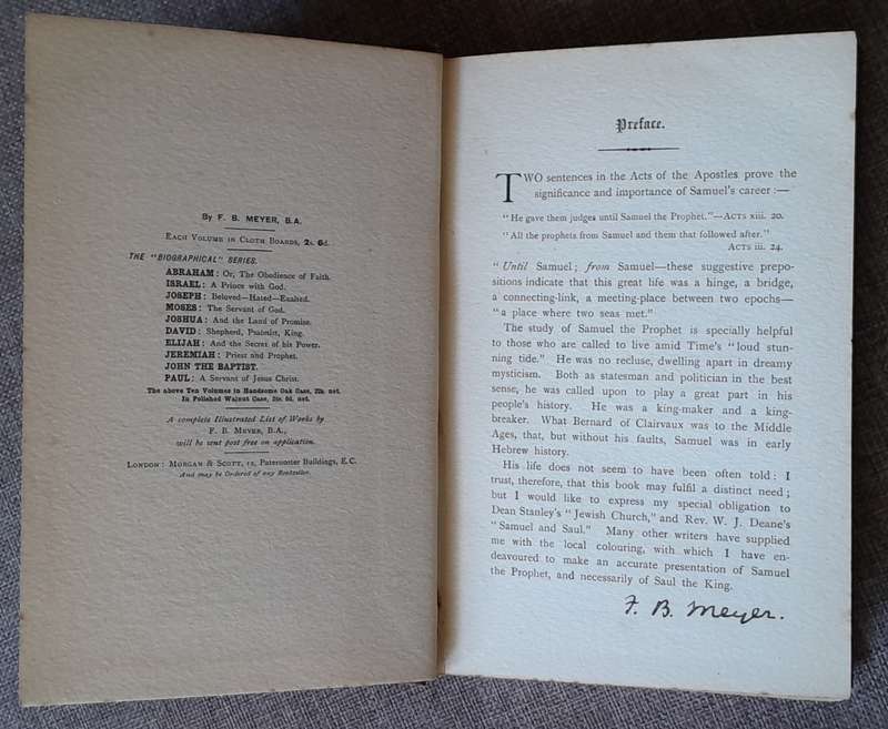 Samuel the prophet - F.B. Meyer (Hardcover)