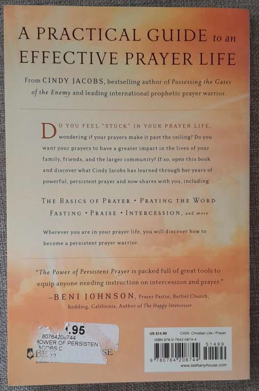 The Power of persistent prayer - Cindy Jacobs