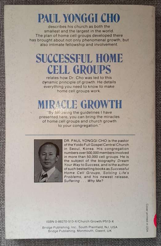 Successful Home Cell Groups - Paul Yonggi Cho