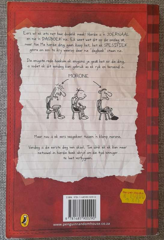 Dagboek van 'n Wimpy Kid, 'n Tekenprent Roman - Jeff Kinney