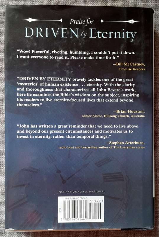 Driven by eternity - John Bevere (Large Hardcover)