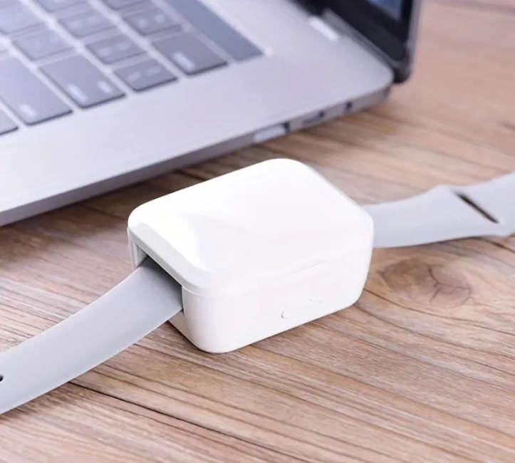 Portable Wireless Charger - Ultra-Portable Emergency Dock for iWatch Series 9/8/7/6/5/4/3/2/1 - Seam