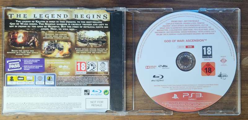 God of War: Ascension(Promo Disc) - PlayStation 3