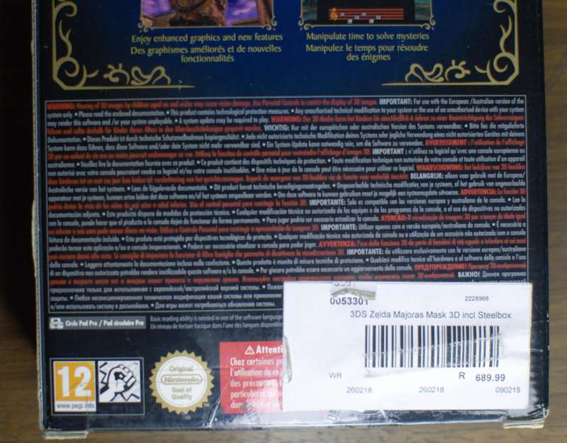 The Legend of Zelda: Majora's Mask 3D (Sealed) - Nintendo 3DS