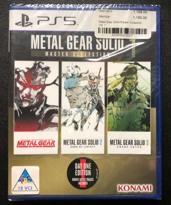 Metal Gear Solid Master Collection Volume 1 (New)- PlayStation 5